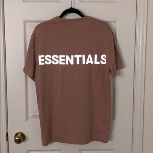 ESSENTIALS Fear of God Reflective lettering shirt
